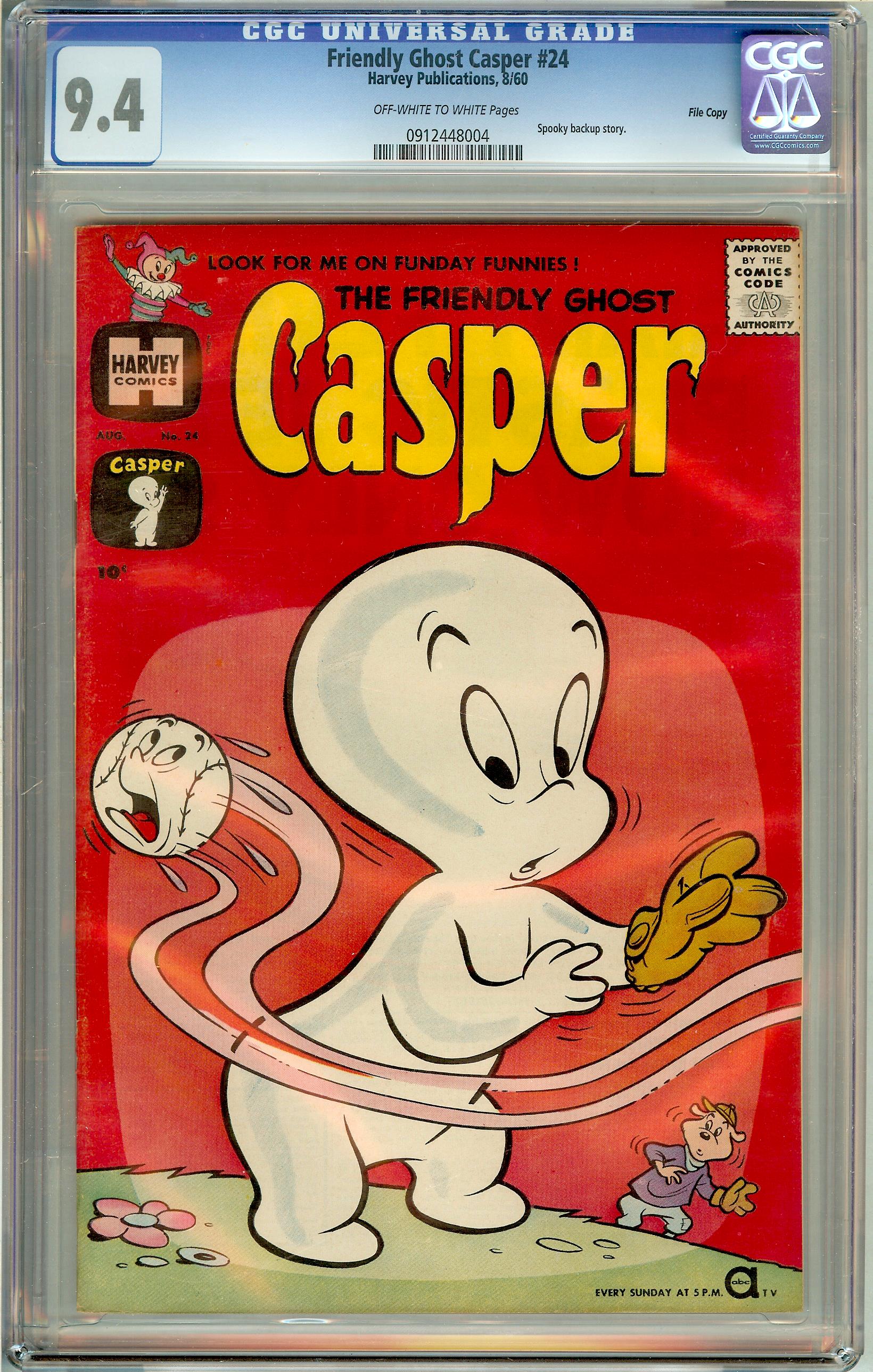 Casper The Friendly Ghost Tote Bag - Spooky Fun Design For Everyday Use