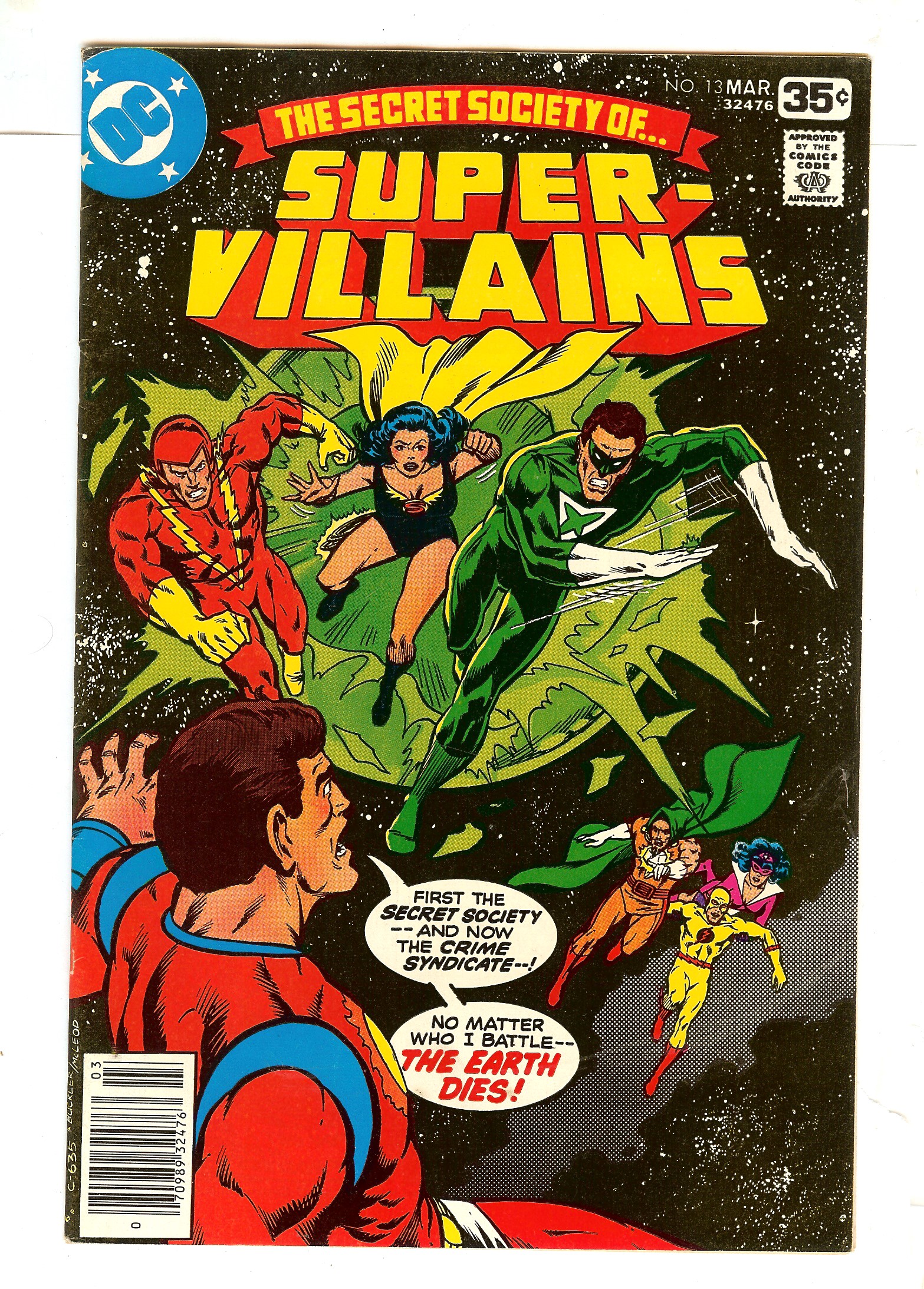 英語版　THE SECRET SOCIETY OF SUPER-VILLAINS The Secret Society of Super Villains (1976-1978) #9 by Gerry