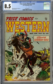 Prize Comics Western #104